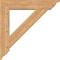 Ekena Millwork Traditional Traditional Smooth Bracket w/ Offset Brace, Western Red Cedar, 7 1/2"W x 36"D x 36"H BKT0806X36X36TRA01SWR - alternate 2
